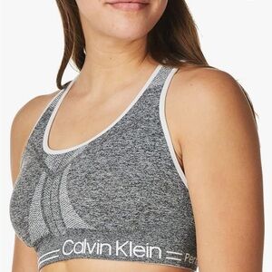 Calvin Klein Performance Womens Medium Impact Reversible Bra Top